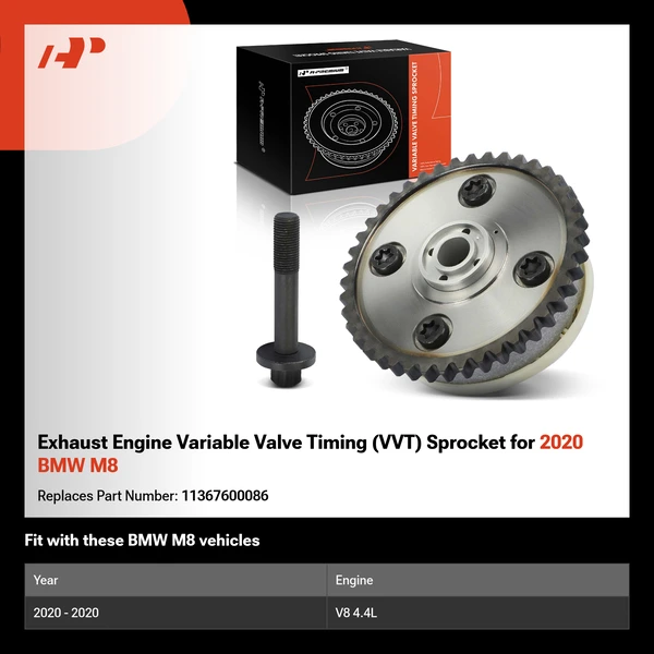 Exhaust Engine Variable Valve Timing (VVT) Sprocket for 2020 BMW M8