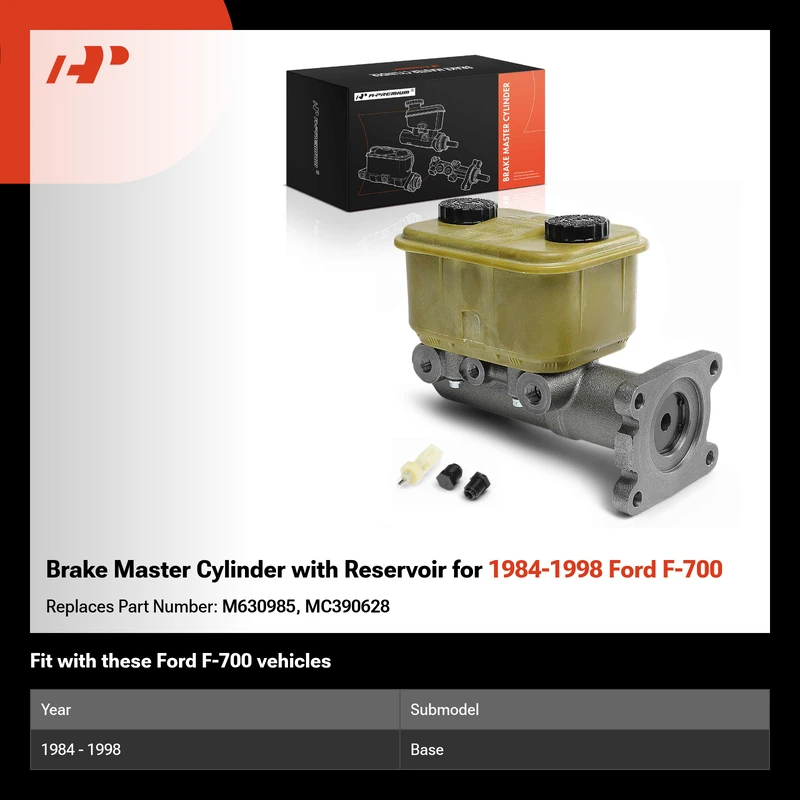 Brake Master Cylinder with Reservoir for 1984-1998 Ford F-700