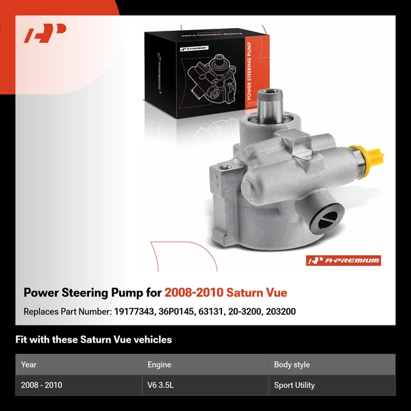 Power Steering Pump for 2008-2010 Saturn Vue