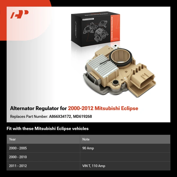 Alternator Regulator for 2000-2012 Mitsubishi Eclipse