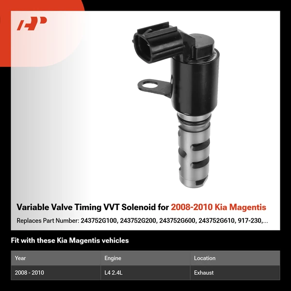 Variable Valve Timing VVT Solenoid for 2008-2010 Kia Magentis