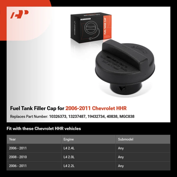 Fuel Tank Filler Cap for 2006-2011 Chevrolet HHR