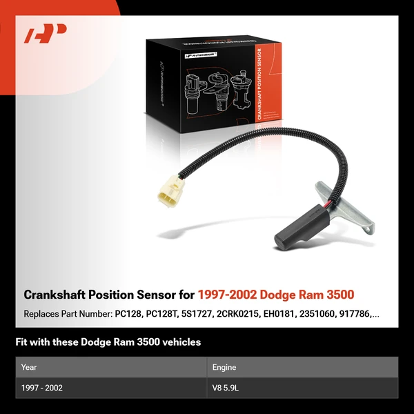Crankshaft Position Sensor for 1997-2002 Dodge Ram 3500