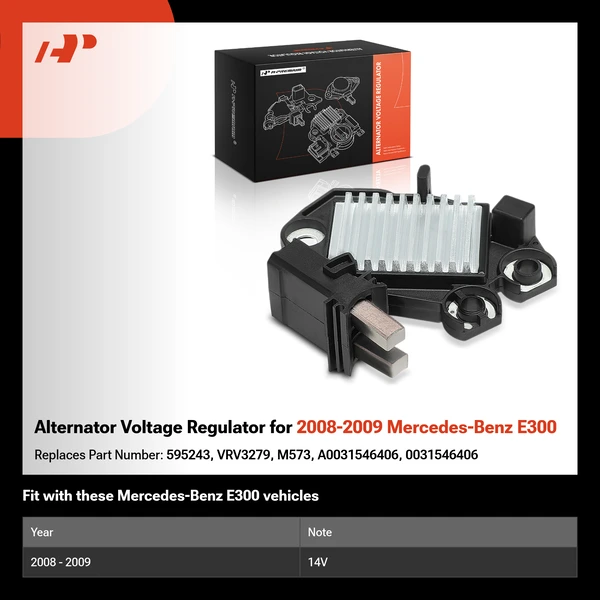 Alternator Voltage Regulator for 2008-2009 Mercedes-Benz E300