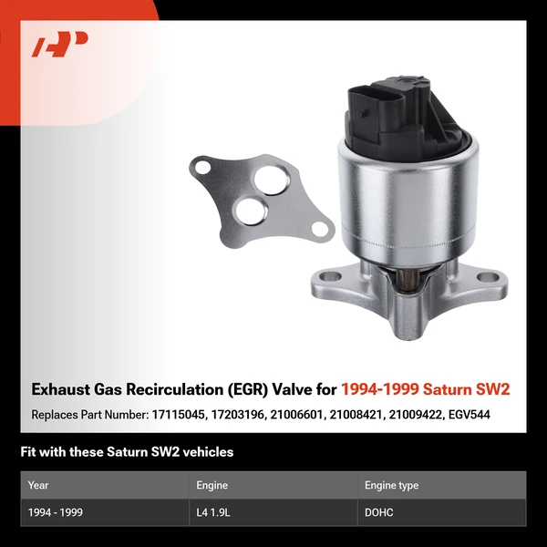 Exhaust Gas Recirculation (EGR) Valve for 1994-1999 Saturn SW2