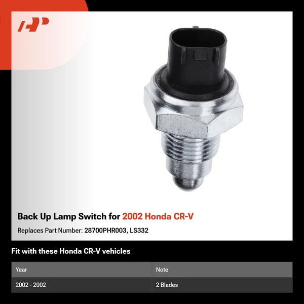Back Up Lamp Switch for 2002 Honda CR-V