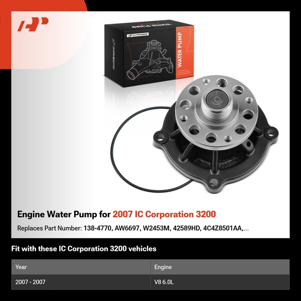 Engine Water Pump for 2007 IC Corporation 3200