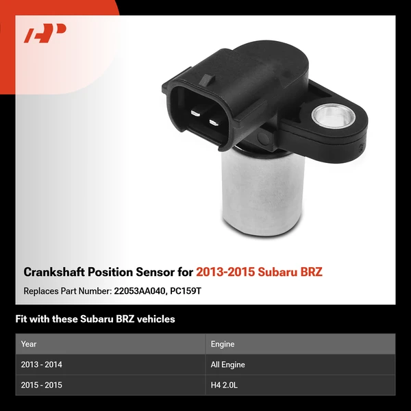 Crankshaft Position Sensor for 2013-2015 Subaru BRZ