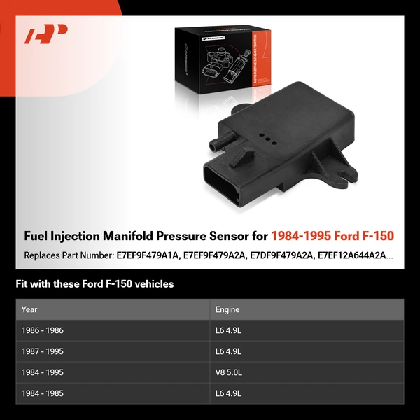 Fuel Injection Manifold Pressure Sensor for 1984-1995 Ford F-150