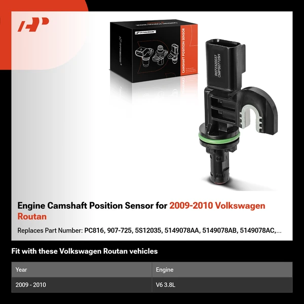Engine Camshaft Position Sensor for 2009-2010 Volkswagen Routan