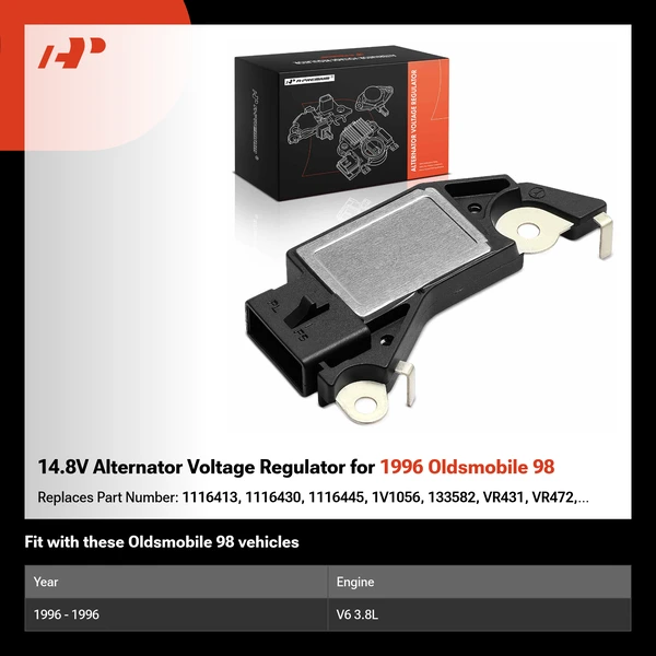 14.8V Alternator Voltage Regulator for 1996 Oldsmobile 98