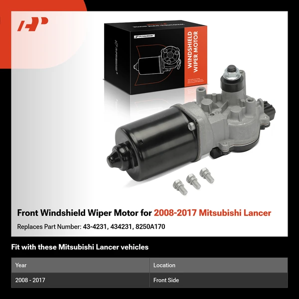 Front Windshield Wiper Motor for 2008-2017 Mitsubishi Lancer