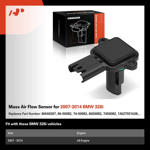 Mass Air Flow Sensor for 2007-2014 BMW 328i