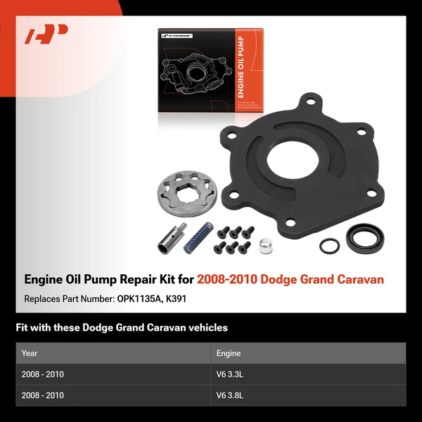 Engine Oil Pump Repair Kit for 2008-2010 Dodge Grand Caravan