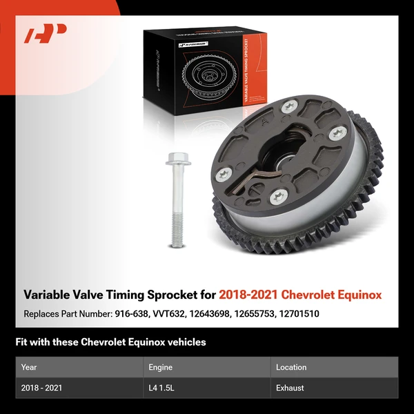Variable Valve Timing Sprocket for 2018-2021 Chevrolet Equinox