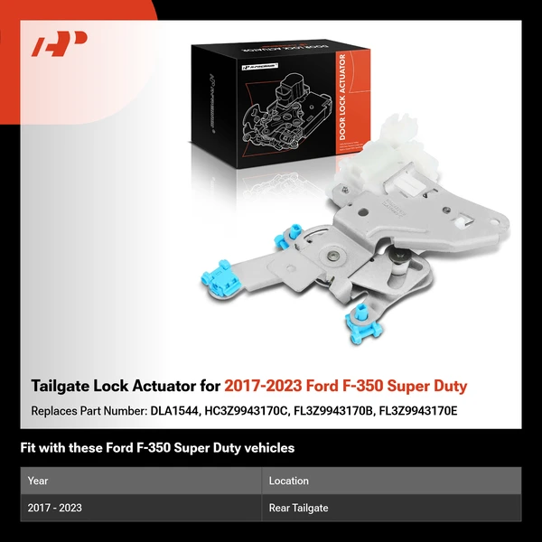 Tailgate Lock Actuator for 2017-2023 Ford F-350 Super Duty