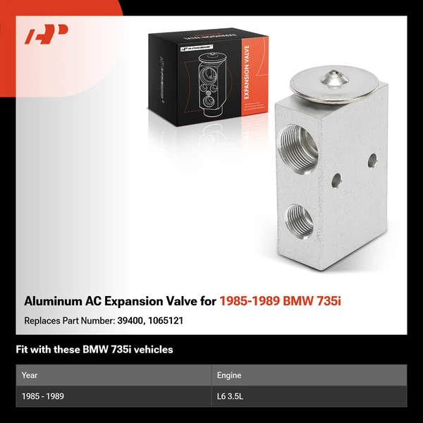 Aluminum AC Expansion Valve for 1985-1989 BMW 735i