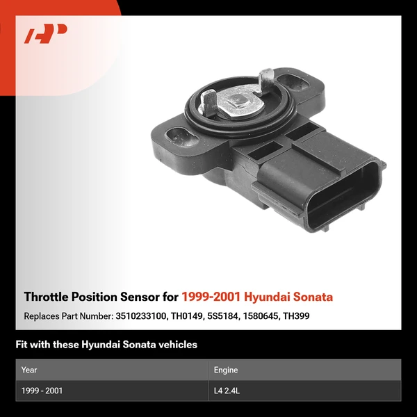 Throttle Position Sensor for 1999-2001 Hyundai Sonata