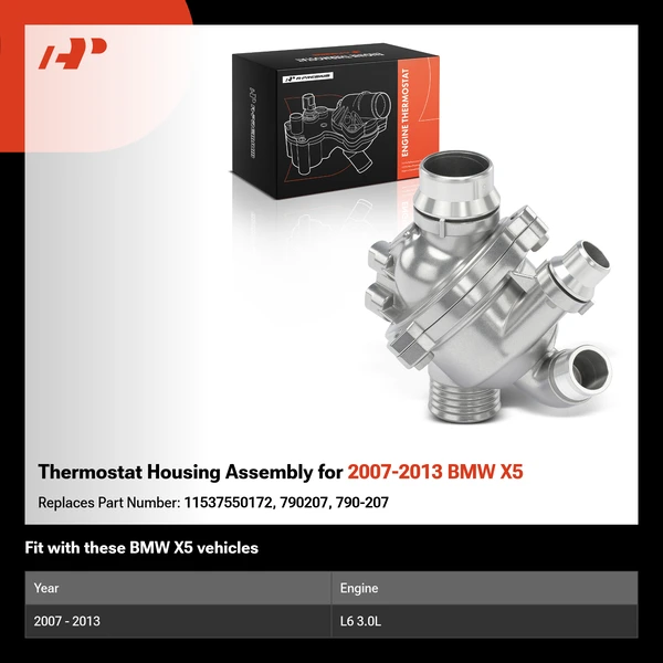 Thermostat Housing Assembly for 2007-2013 BMW X5