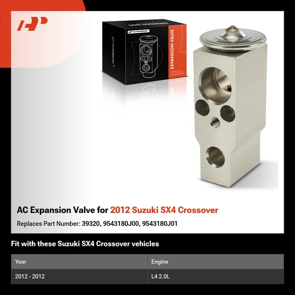 AC Expansion Valve for 2012 Suzuki SX4 Crossover