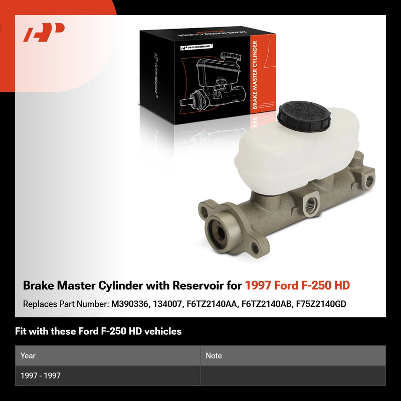 Brake Master Cylinder with Reservoir for 1997 Ford F-250 HD