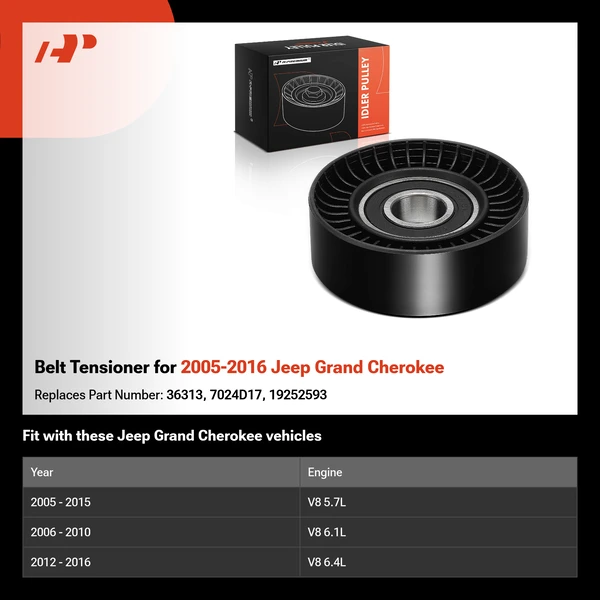 Belt Tensioner for 2005-2016 Jeep Grand Cherokee