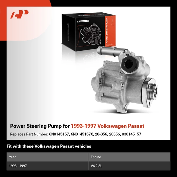 Power Steering Pump for 1993-1997 Volkswagen Passat