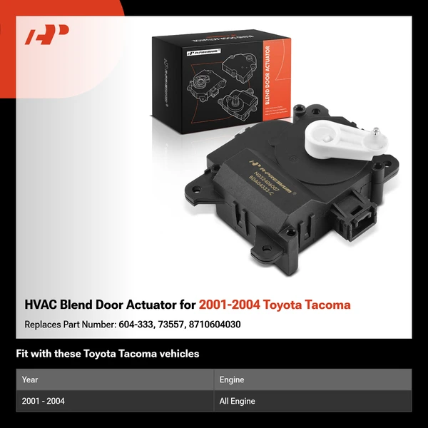 HVAC Blend Door Actuator for 2001-2004 Toyota Tacoma