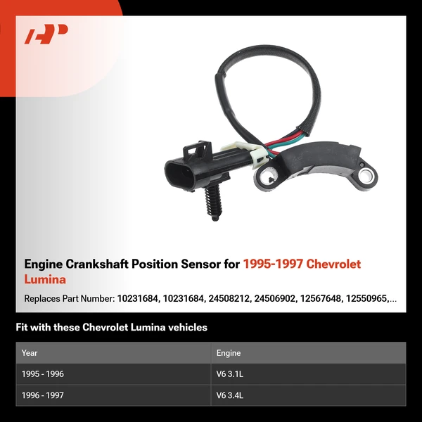 Engine Crankshaft Position Sensor for 1995-1997 Chevrolet Lumina
