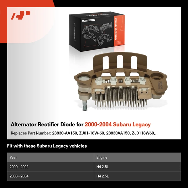 Alternator Rectifier Diode for 2000-2004 Subaru Legacy