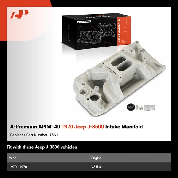 A-Premium APIM140 1970 Jeep J-3500 Intake Manifold