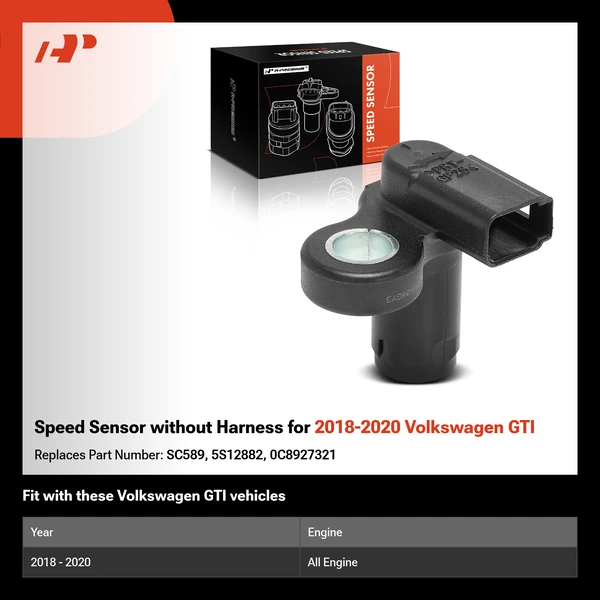 Speed Sensor without Harness for 2018-2020 Volkswagen GTI