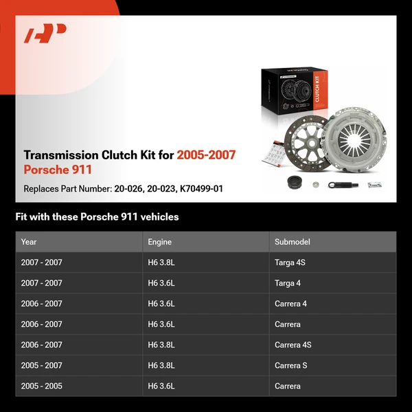 Transmission Clutch Kit for 2005-2007 Porsche 911