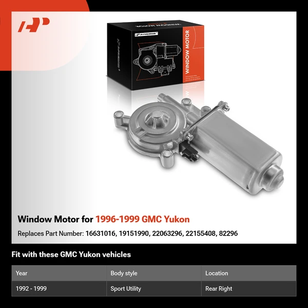Window Motor for 1996-1999 GMC Yukon