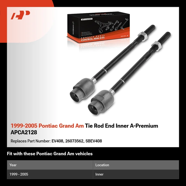 1999-2005 Pontiac Grand Am Tie Rod End Inner A-Premium APCA2128