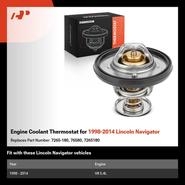 Engine Coolant Thermostat for 1998-2014 Lincoln Navigator