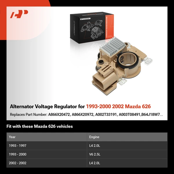 Alternator Voltage Regulator for 1993-2000 2002 Mazda 626
