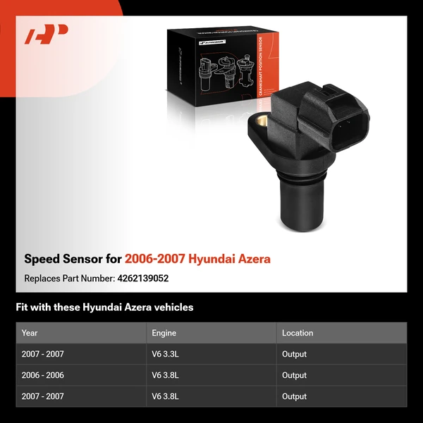 Speed Sensor for 2006-2007 Hyundai Azera
