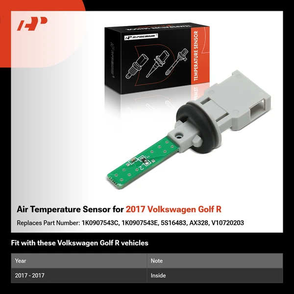 Air Temperature Sensor for 2017 Volkswagen Golf R