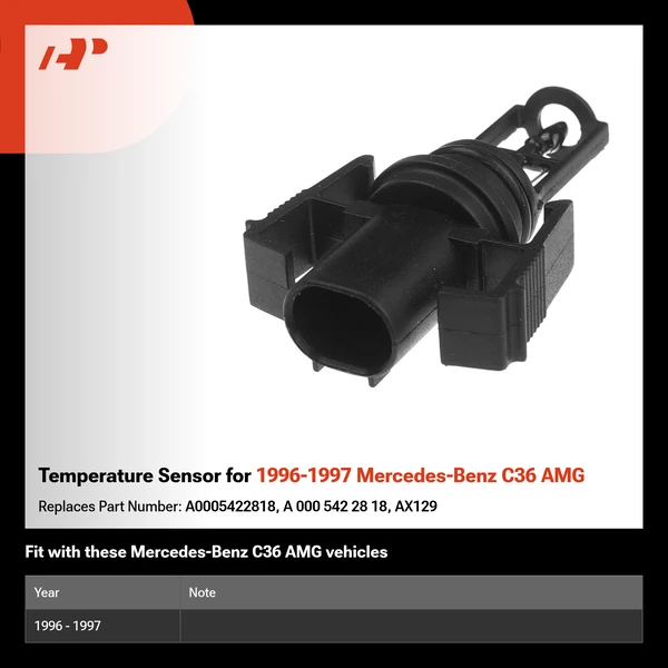 Temperature Sensor for 1996-1997 Mercedes-Benz C36 AMG