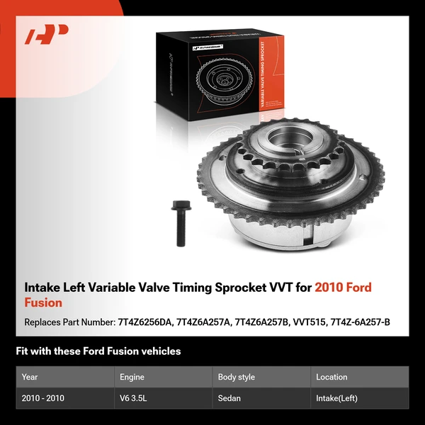 Intake Left Variable Valve Timing Sprocket VVT for 2010 Ford Fusion