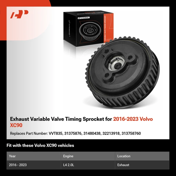 Exhaust Variable Valve Timing Sprocket for 2016-2023 Volvo XC90