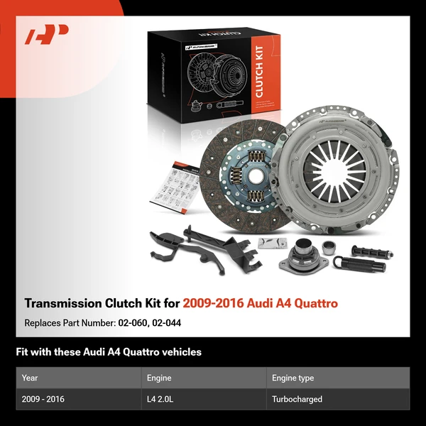 Transmission Clutch Kit for 2009-2016 Audi A4 Quattro