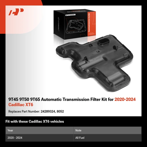 9T45 9T50 9T65 Automatic Transmission Filter Kit for 2020-2024 Cadillac XT6