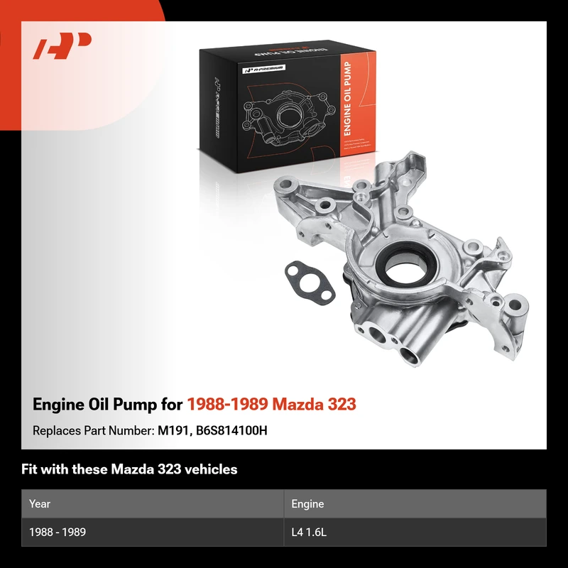 Engine Oil Pump for 1988-1989 Mazda 323