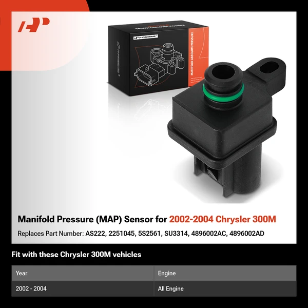 Manifold Pressure (MAP) Sensor for 2002-2004 Chrysler 300M