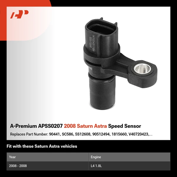 A-Premium APSS0207 2008 Saturn Astra Speed Sensor