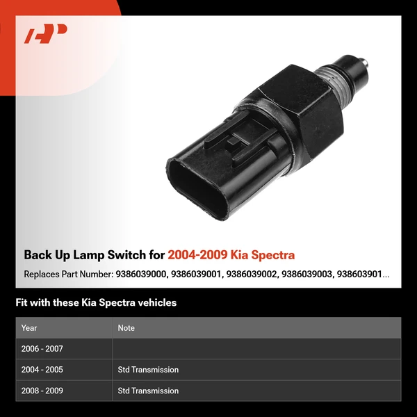 Back Up Lamp Switch for 2004-2009 Kia Spectra