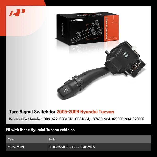 Turn Signal Switch for 2005-2009 Hyundai Tucson