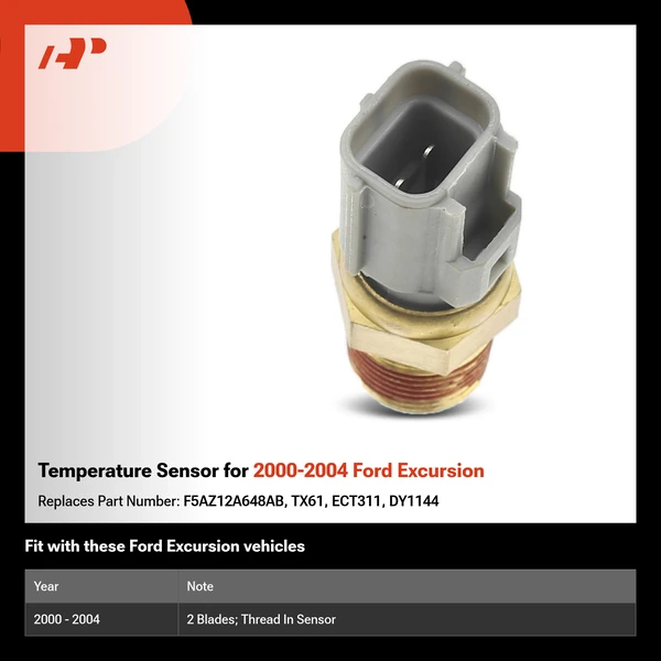 Temperature Sensor for 2000-2004 Ford Excursion